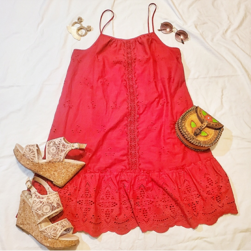 Red dress